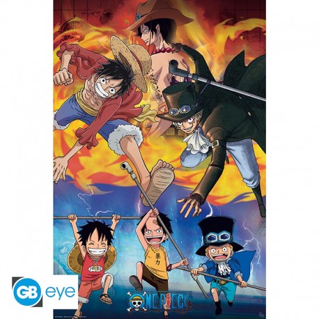 ABYDCO644 ONE PIECE - Ace Sabo Luffy