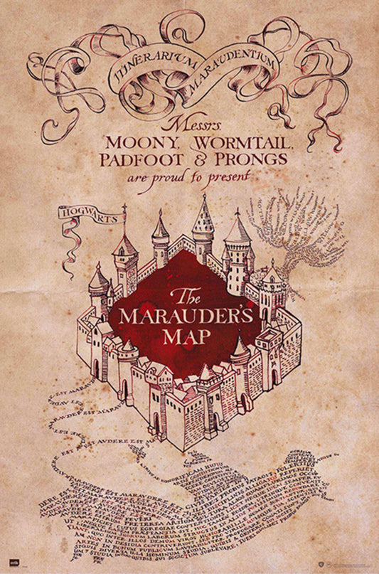 GPE5159	HARRY POTTER MAPA DEL MERODEADOR