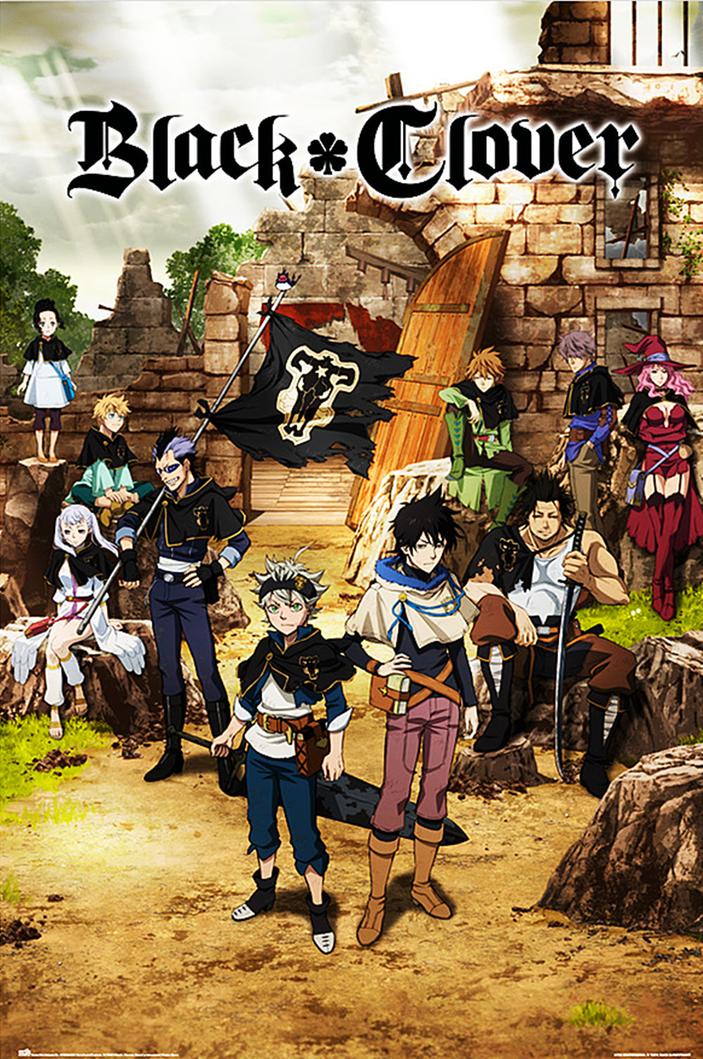 GPE5619 BLACK CLOVER BLACK BULL SQUAD AND YUNO – REFLETS