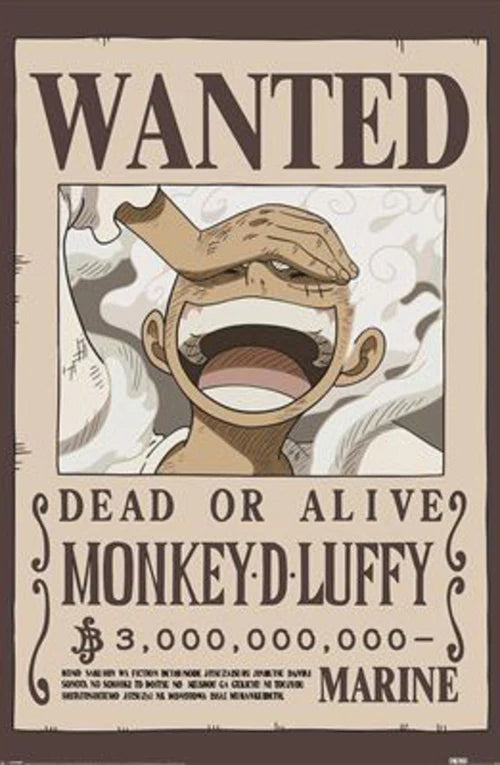 PP2501058 ONE PIEDE (WANTED LUFFY)