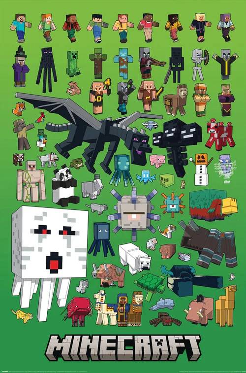 PP2402264 Maxi Minecraft (Montage de Personnages)