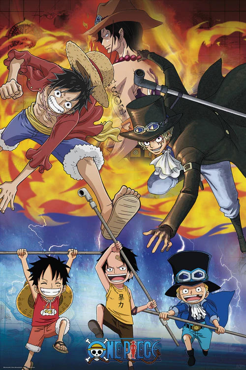 ABYDCO644 ONE PIECE - Ace Sabo Luffy