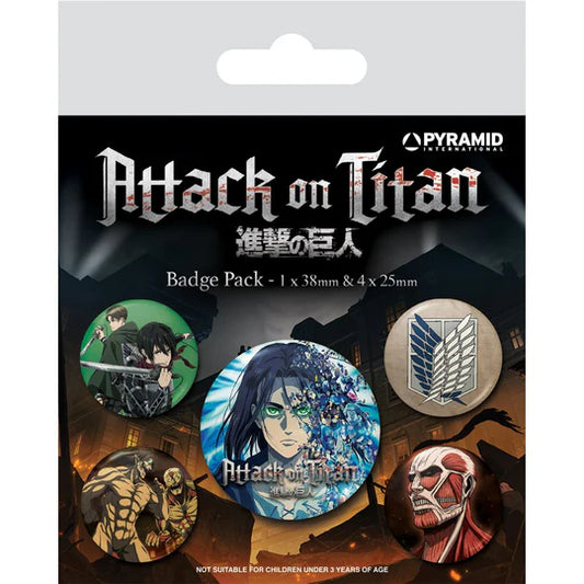 BP80774 Attack on Titan Budge Pack