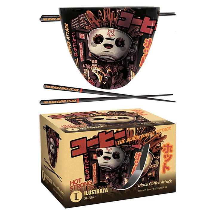 GP85656 Black Coffee Attack Ramen Set