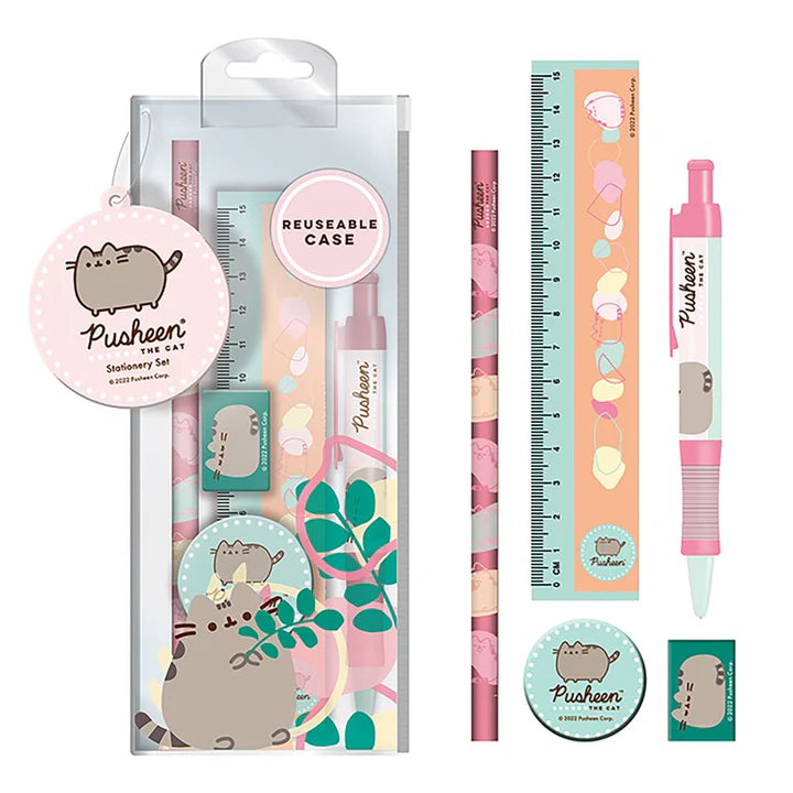 SR73920 Pusheen (Botanical) Stationery Set